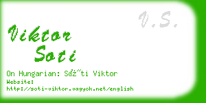 viktor soti business card